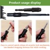 2 Pcs Magnetic Pivot Drill Bit Holder, 1/4 "Multi Angle