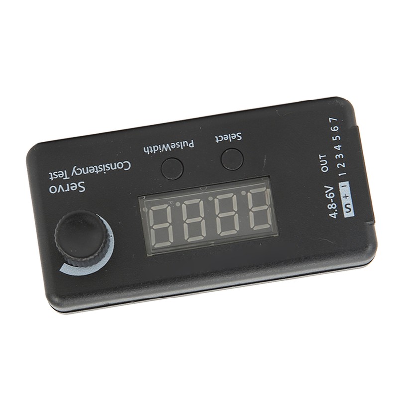 Digital Servo Tester 3 Modes High Accuracy Black Plastic Servo