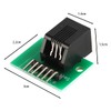 Laroal 3PCS RJ11 Connector with PCB Board,RJ11 6P6C Breakout Board