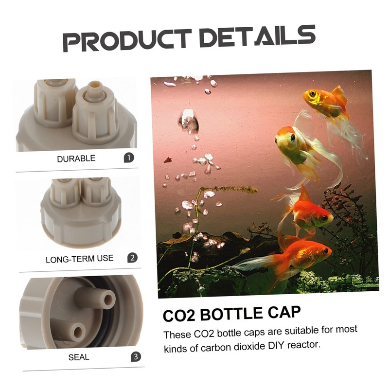 Kisangel 6 Pack Bottle Cap for Co2 Co2 Generator System