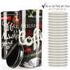 com-four® Coffee Pod Tins, Decorative Tin, Storage Containers for Coffee