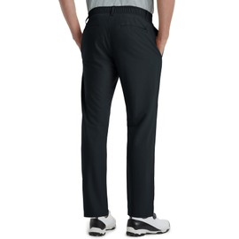 Rouen Golf Pants Men with 4 Pockets Stretch Straight Fit 30"/32"/34" Quick Dry Business Casual Dress Pants for Men Black
