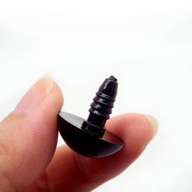50Pcs 15mm/0.7inch Black Plastic Safety Eyes Crochet Eyes with Washers Stuffed Animal Eyes for Craft DIY Making Supplier