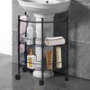 L&H UNICO Pedestal Under The Sink Rack with 2 Storage