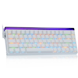 Aula Hero 68 HE 60% Gaming Keyboard Wired, Hall Effect Magnetic Switch Keyboard with Adjustable Actuation, Fast Trigger Mode, 8K Hz Polling Rate, 0.125ms Latency,Side Printed PBT Keycaps, RGB Backlit