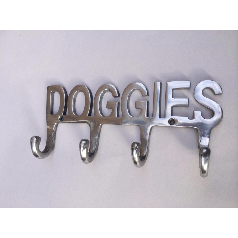 Doggies Dog Pet Lead Leash Holder Rack 4 Hooks Doggies