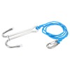 Diving Hooks Stainless Steel Double Reef Hook with Spiral Coil