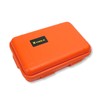Lezalic Protector Tool Case (M Orange) with Sponge Waterproof, Dustproof,