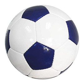 BESTSOCCERBUYS.COM Classic Collection Soccer Balls Grade A Bladder for Longer Air Retention No Imprint (Size 4, Navy Blue White)