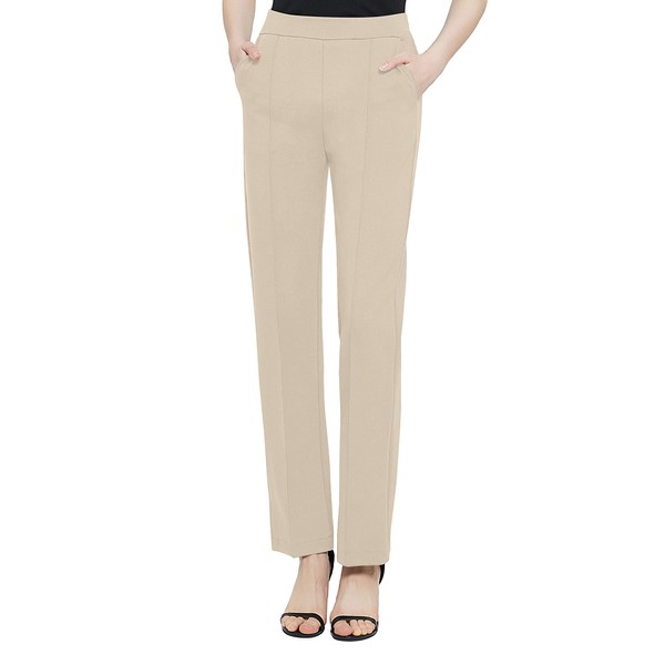 Urban CoCo Women's Yoga Dress Pants Stretchy Casual Slacks Straight