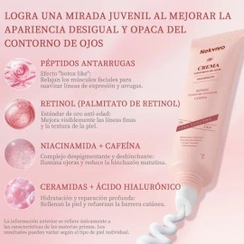Crema Contorno De Ojos,arrugas,bolsas Y Ojeras Obscuras 30g                                                                                           