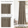 StangH Camel Beige Velvet Curtains 90 inches Long - Neutral