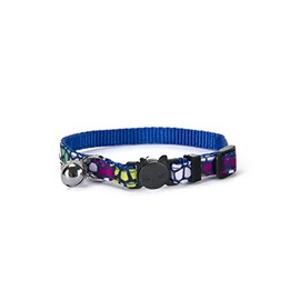 Burgham Simon's Cat Collars Breakaway with Bell, Safety Buckle, Snag Free, Soft, Durable and Fully Adjustable Size 7-11'' (Stone Purple)