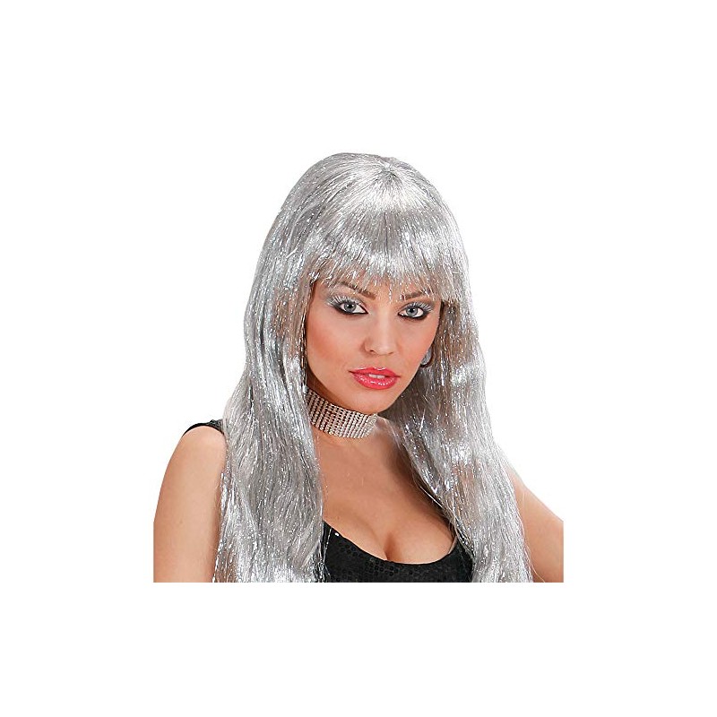 Metallic Silver Eyelashes Accessory for Fancy Dress
