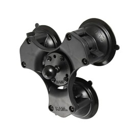 triple suction base 1" ball