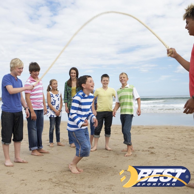 Best Sporting Skipping Rope with Soft Handles, Length 400 cm,