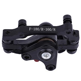 Mechanical Bike Brake Caliper, Bicycle Brake Device Disc Brake Front Rear Disc Brake BB8(F160R140)