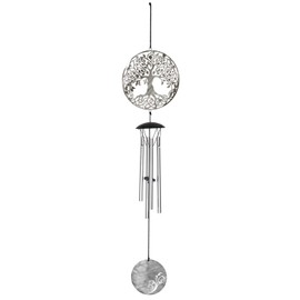 Woodstock Chimes FLTL Flourish Chime, Silver, 46 x 7 x 7 cm