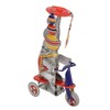 Elephant On Tricycle Tin Toy Retro Iron Handmade Elephant On