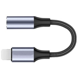 FamGift Lightning to 3.5mm Headphone Jack Converter Adapter, Enjoy Music HiFi Sound Quality Lossless Sound Quality