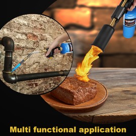 Pack of 4 BLUEFIRE Standard Propane Gas Cylinder/Canister,Propane Cylinder Propane Tank Small Propane Tanks,for Soldering, Brazing,Cooking Grilling Gardening and Camping