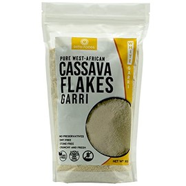 Diito Unadulterated West African Garri | Pure White Cassava Flakes for Eating Various Soups, Stew Quality Cassava Grits | Ground Yellow Grits | 100% Natural Ijebu Garri. Gluten Free