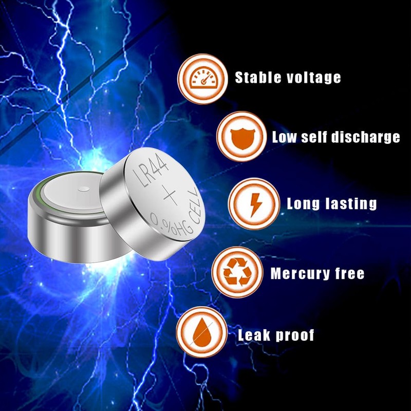HoootCell L1154f Batteries LR44 Batteries AG13 Battery L1154 SR44SW SR44