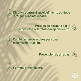 bienestar NEEM ERFRE Serum de Ácido Hialurónico al 1.5% + Coenzima Q10 + Escualano + extracto de orquídea | 93% ingredientes de origen natural | Hidrata y revitaliza tu piel, rápida absorción | 60ml (Paq de 2)