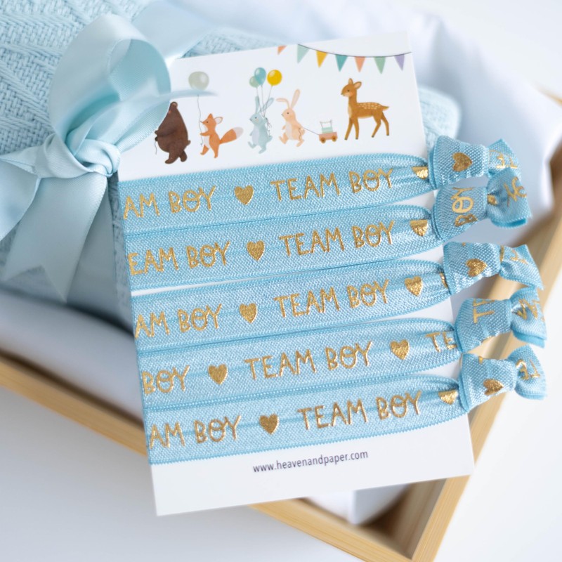 heaven+paper Team Baby Bracelets for Baby Shower Party Favour, Plastic