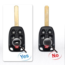 BestKeys 6 Button Key Keyless Entry Remote Fit for Honda Compatible with 2011 - 2014 Odyssey N5F-A04TAA (1)