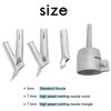 4 Speed Welding Nozzles for Vinyl PVC Plastic Hot Triangle
