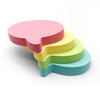 400 Quality Speech Bubble Shaped Pastel Coloured Removable Sticky Notes