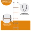 ChengFu Swing Rope Ladder, Kids Climbing Rope Ladder, Hanging Rope