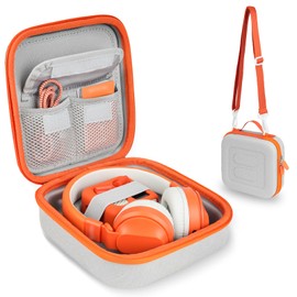 Hard Case Compatible with Yoto Mini Kids Audio Music Player & Yoto Headphone, Travel Storage Case for Children Speaker Plays Audiobook Cards Radio,Gray