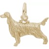 Rembrandt Gold-Plated Sterling Silver Irish Setter Dog Charm by Rembrandt