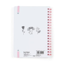 Sanrio (SANRIO) B6 Ring Notebook, My Melody, My Melody, my melody, 7.2 x 5.3 x 0.6 inches (18.2 x 13.5 x 1.5 cm), Character, 092045