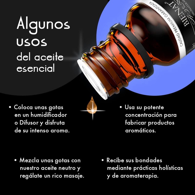 BIENAT AROMATERAPIA Aceite Esencial Dulces Sueños I (Lavanda, Naranja e