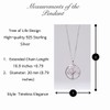Tree of Life Charm Pendant Necklace - 925 Sterling Silver
