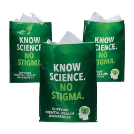 Fun Express - Mental Health Awareness Plastic Bag - Party Supplies - Bags - Plastic Bags - 50 Pieces