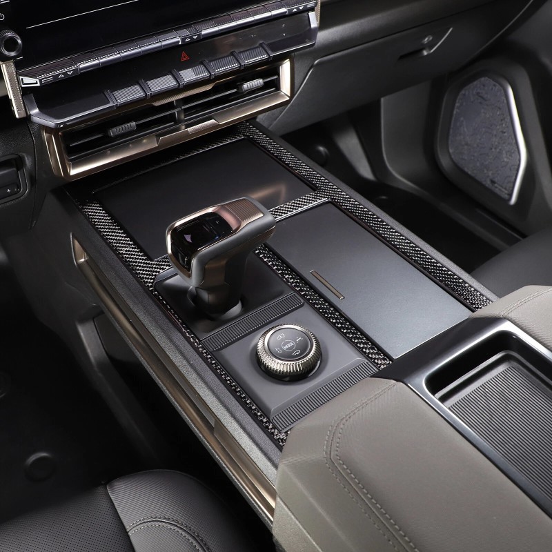 Carworld66 For Hummer EV 2024+ Carbon Fiber Interior Center Control