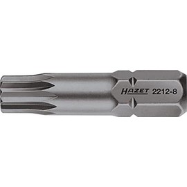 HAZET 2212-6 32 mm M6 Internal Serration Profile XZN Bit - Multi-Colour