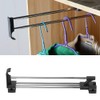 Flexible Wardrobe Clothing Rail, Clothes Hanging Poles, Pull Out Closet