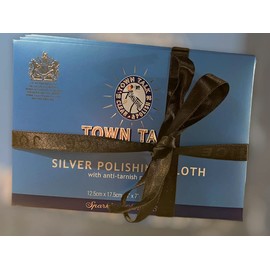 Town Talk Silver Polishing Cloth 4 Pack (12.5cm x 17.5cm)