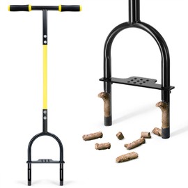 Jardineer Manual Core Aerator Lawn Tool, 38 inch Lawn Coring Aerator, Sturdy Core Aerator with Steel Construction, Grass Plugger Tool for Loosening Soil & Yard Lawn Care