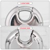 Pack of 4 Round Shackle Padlock 9.5 mm Shackle Thickness,