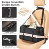 PETSFIT Cat Car Carrier for Small/Medium Cats Dogs, 18"x11"x11" Airline