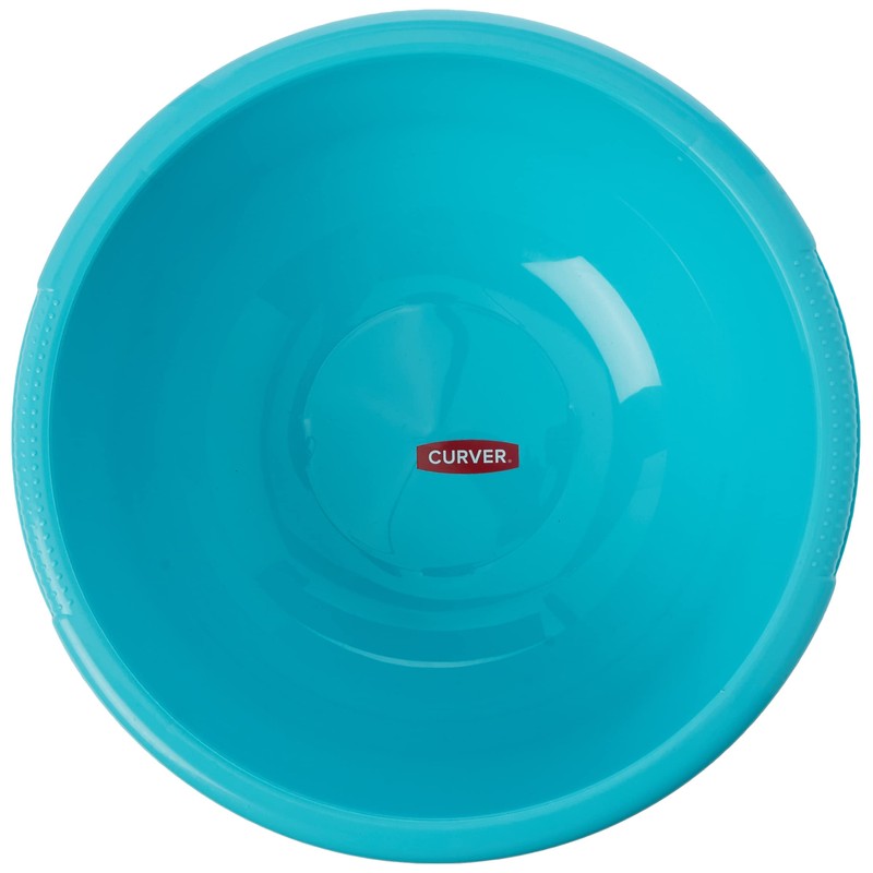 Curver Round Bowl 6.3 L in Molokai Blue, Plastic, 32