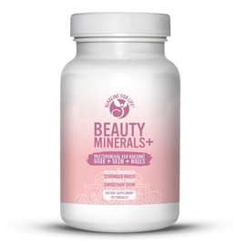 Beauty Minerals - Biotin Enhanced Multimineral for Hair Growth, Nail Strength, and Skin Elasticity - 19 Nutrients - Hair Skin and Nails Vitamins