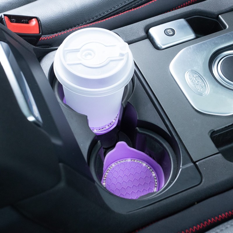 Amooca - Posavasos universales antideslizantes para coche, accesorios interiores de