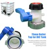 75mm Outlet Tap for IBC Tank Drain Adapter Tap Adapter